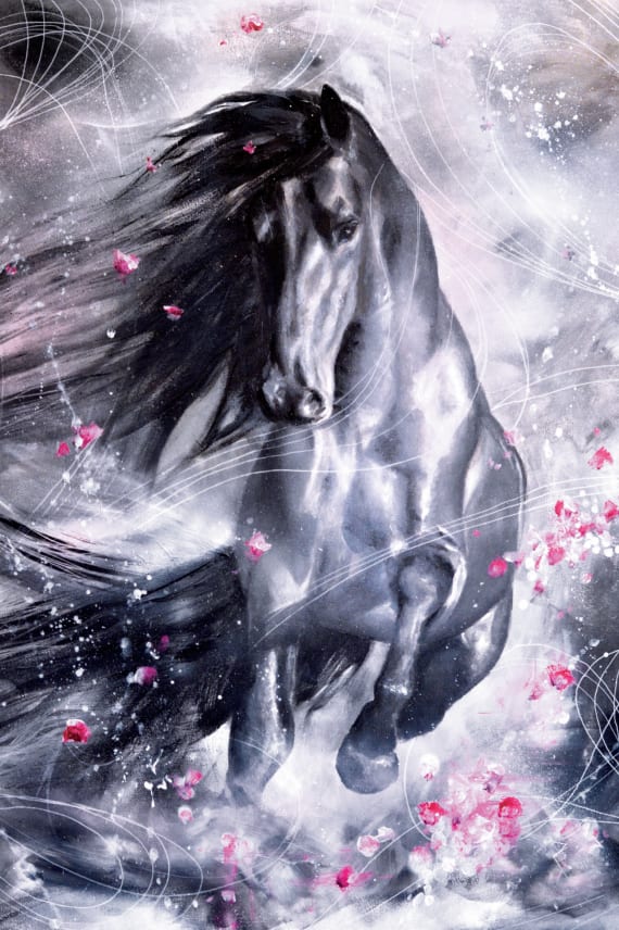 SILITYSKUVA VAPAUS HORSE 17x23,5cm harmaa